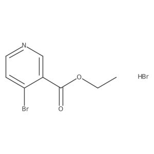 Ethyl 4-bromonicotinate hydrobromide结构式