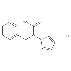 2-(1H-imidazol-1-yl)-3-phenylpropanoic acid hydrochloride Structure