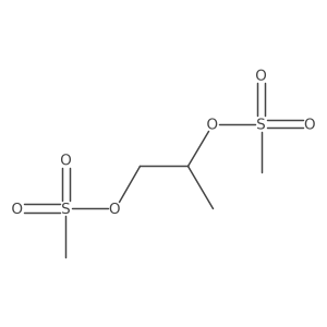 (S)-Propane-1,2-diyl dimethanesulfonate结构式
