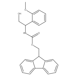 (9H-fluoren-9-yl)methyl N-[2-hydroxy-1-(2-methoxyphenyl)ethyl]carbamate Structure