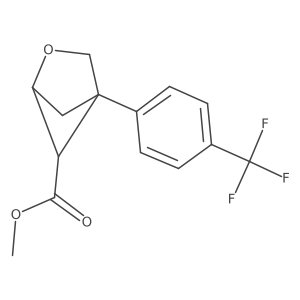 Methyl 4-[4-(trifluoromethyl)phenyl]-2-oxabicyclo[2.1.1]hexane-5-carboxylate Structure