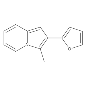 Indolizine, 2-(2-furanyl)-3-methyl-结构式
