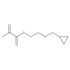 2-(Oxiran-2-ylmethoxy)ethyl methacrylate结构式