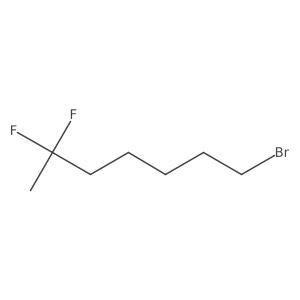 1-Bromo-6,6-difluoroheptane Structure