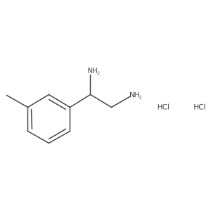 1-m-Tolylethane-1,2-diamine dihydrochloride结构式
