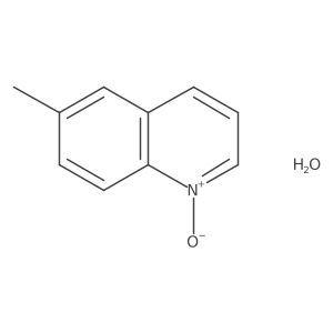 6-Methylquinolin-1-ium-1-olate hydrate结构式