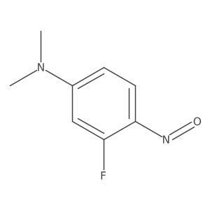 3-Fluoro-N,N-dimethyl-4-nitrosobenzenamine Structure
