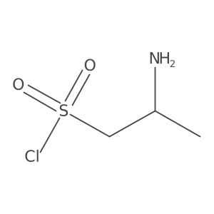 2-Aminopropane-1-sulfonyl chloride结构式