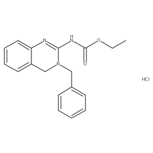 ethyl N-(3-benzyl-4H-quinazolin-2-yl)carbamate;hydrochloride Structure