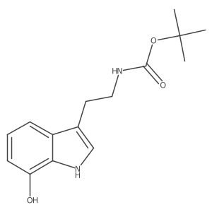 tert-butyl N-[2-(7-hydroxy-1H-indol-3-yl)ethyl]carbamate Structure