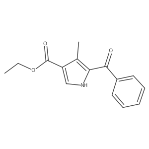 Ethyl 4-Methyl-5-benzoylpyrrole-3-carboxylate Structure