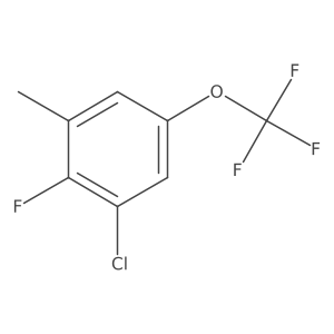 3-Chloro-2-fluoro-5-(trifluoromethoxy)toluene Structure