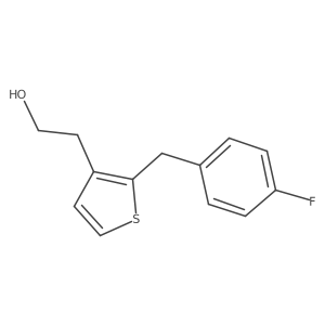 2-(2-(4-Fluorobenzyl)thiophen-3-yl)ethanol Structure