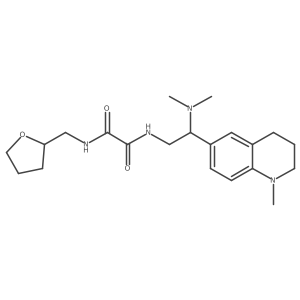 N1-(2-(dimethylamino)-2-(1-methyl-1,2,3,4-tetrahydroquinolin-6-yl)ethyl)-N2-((tetrahydrofuran-2-yl)methyl)oxalamide Structure