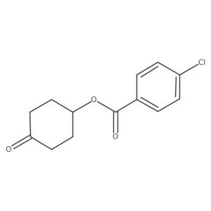 4-Chlorobenzoic acid 4-oxocyclohexyl ester Structure