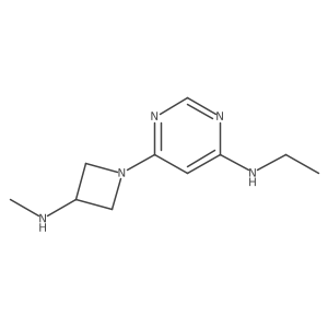 N-ethyl-6-[3-(methylamino)-1-azetidinyl]-4-pyrimidinamine Structure