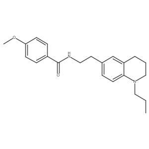 4-methoxy-N-(2-(1-propyl-1,2,3,4-tetrahydroquinolin-6-yl)ethyl)benzamide结构式