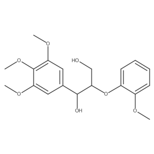 2-(2-Methoxyphenoxy)-1-(3,4,5-trimethoxyphenyl)propane-1,3-diol结构式