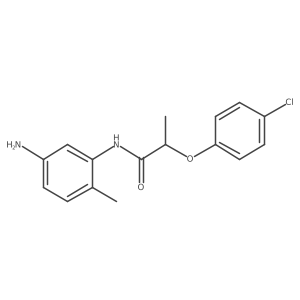 N-(5-Amino-2-methylphenyl)-2-(4-chlorophenoxy)-propanamide Structure