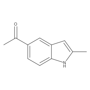 1-(2-methyl-1H-indol-5-yl)ethanone结构式