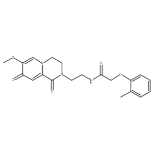 N-(2-{7-methoxy-1,8-dioxo-1H,2H,3H,4H,8H-pyrido[1,2-a]pyrazin-2-yl}ethyl)-2-(2-methylphenoxy)acetamide Structure