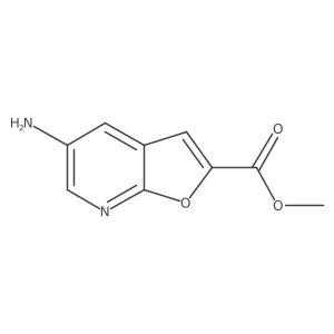 Methyl 5-aminofuro[2,3-b]pyridine-2-carboxylate结构式