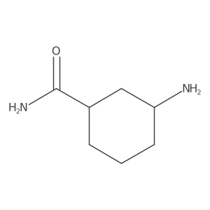 Cis-3-aminocyclohexanecarboxamide Structure