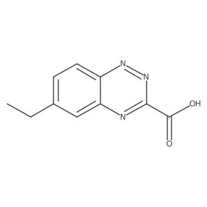 6-Ethylbenzo[e][1,2,4]triazine-3-carboxylic acid Structure
