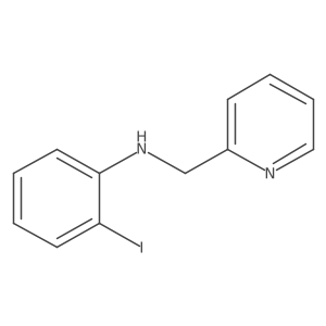 2-iodo-N-(pyridin-2-ylmethyl)aniline结构式