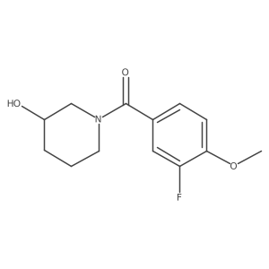 1-(3-Fluoro-4-methoxybenzoyl)piperidin-3-ol Structure