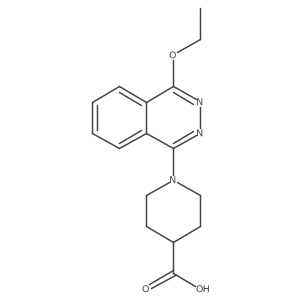 1-(4-Ethoxyphthalazin-1-yl)piperidine-4-carboxylic acid Structure