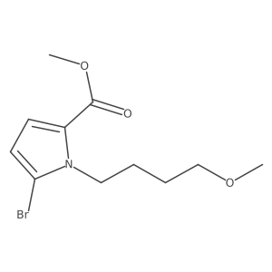 Methyl 5-bromo-1-(4-methoxybutyl)-1H-pyrrole-2-carboxylate Structure