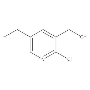 2-chloro-5-ethyl-3-Pyridinemethanol Structure