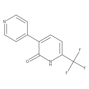 3-(Pyridin-4-yl)-6-(trifluoromethyl)pyridin-2-ol Structure