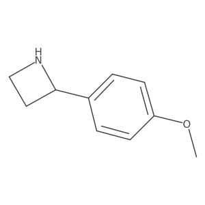 2-(4-Methoxyphenyl)azetidine Structure