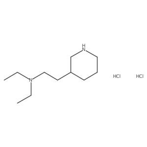 N,N-Diethyl-2-(piperidin-3-yl)ethanamine dihydrochloride Structure