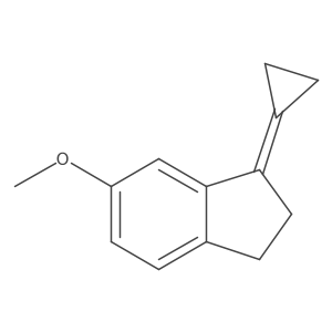 1-Cyclopropylidene-6-methoxy-2,3-dihydro-1H-indene Structure
