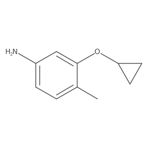 3-Cyclopropoxy-4-methylaniline Structure