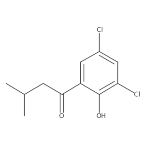 1-(3,5-Dichloro-2-hydroxyphenyl)-3-methylbutan-1-one Structure