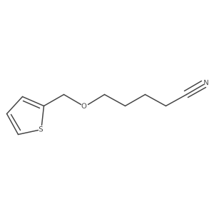 5-(2-Thienylmethoxy)pentanenitrile结构式