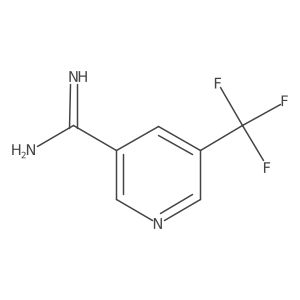 5-(Trifluoromethyl)nicotinimidamide结构式