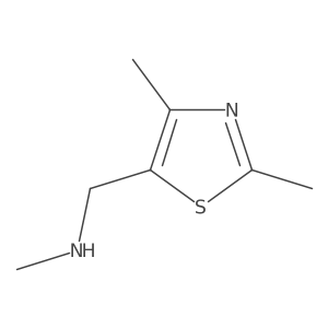 [(Dimethyl-1,3-thiazol-5-yl)methyl](methyl)amine Structure