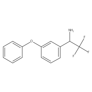 2,2,2-Trifluoro-1-(3-phenoxyphenyl)ethanamine Structure