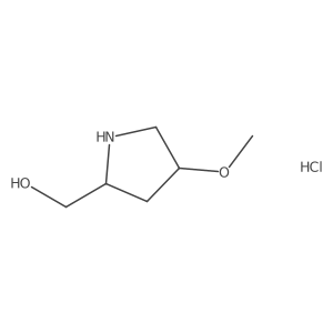 ((2S,4S)-4-Methoxypyrrolidin-2-yl)methanol hydrochloride结构式