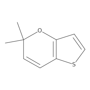 5,5-Dimethyl-5H-thieno[3,2-b]pyran Structure