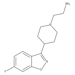 2-[4-(6-Fluoro-1,2-benzisoxazol-3-yl)1-piperidinyl]ethylamine Structure