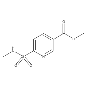 Methyl 6-(methylsulfamoyl)pyridine-3-carboxylate Structure