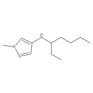 N-(Heptan-3-yl)-1-methyl-1H-pyrazol-4-amine结构式