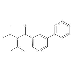 N,N-Bis(1-methylethyl)[1,1-biphenyl]-3-carboxamide结构式
