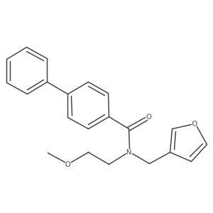 N-(furan-3-ylmethyl)-N-(2-methoxyethyl)-[1,1'-biphenyl]-4-carboxamide Structure